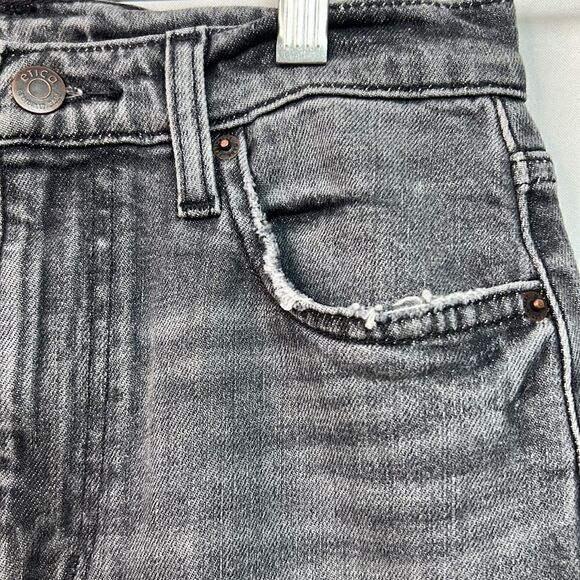 Etica Scarlet Mid rise slim jeans in desert willow (gray). NWT size 24 - Picture 3 of 16